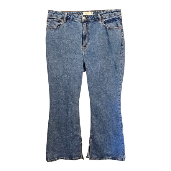 Abercrombie & Fitch Blue Straight Leg Jeans - Picture 1 of 13